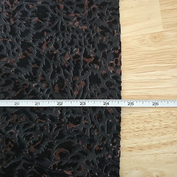 Free People Womens Size XS Short Sleeve Teddy Velvet Burnout T-Shirt Black - Picture 6 of 8